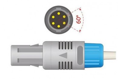 Mindray® Masimo® Compatible 6 pin SpO2 Adapter Cable