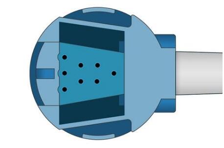 GE® TruSat® OxyTip® OXY-MC3 Compatible SpO2 Adapter Cable