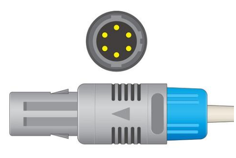 Infinium® Compatible SpO2 Sensor, 6 Pins, 2 Keys