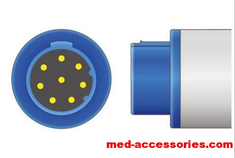 Mennen 8 pin round connector SpO2 Adapter Cable