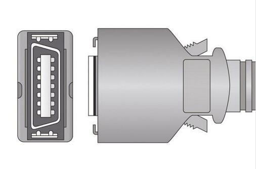 Nihon Kohden Compatible SpO2 Adapter Cable - NK-OEM-10