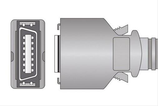 Masimo Compatible SpO2 Adapter Cable - PC04 1173