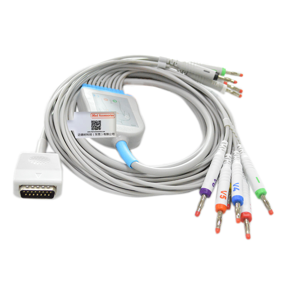 Fukuda ME Compatible Direct-Connect EKG Cable