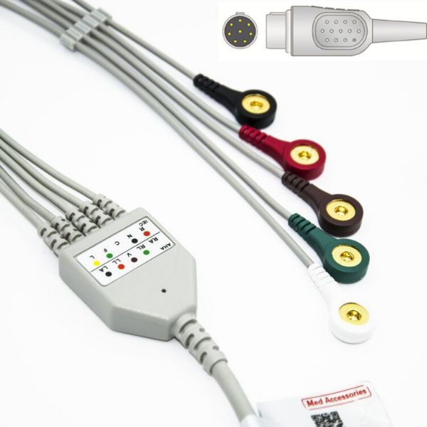 Philips Compatible Direct-Connect ECG Cable