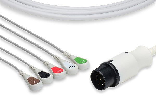 Nihon Kohden Compatible Direct-Connect ECG Cable