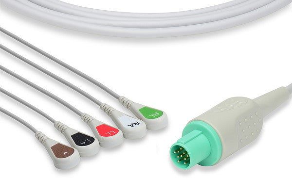 Hellige Compatible Direct-Connect ECG Cable