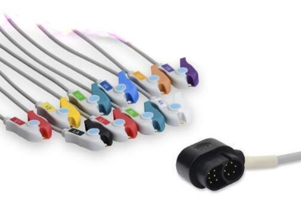 Zoll Compatible Direct-Connect EKG Cable