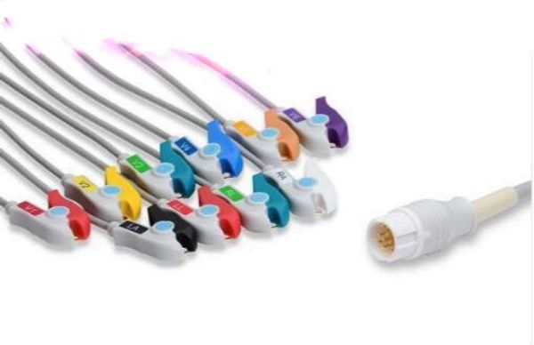 Philips Compatible Direct-Connect EKG Cable