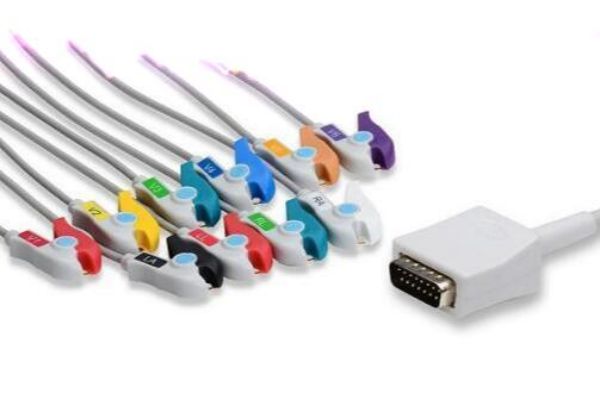 Nihon Kohden Compatible Direct-Connect EKG Cable