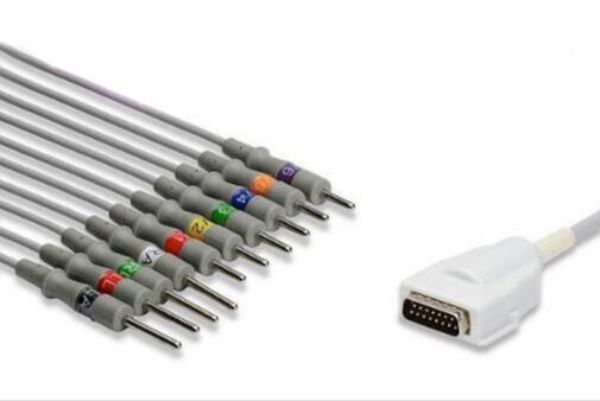 Mortara > Burdick Compatible Direct-Connect EKG Cable