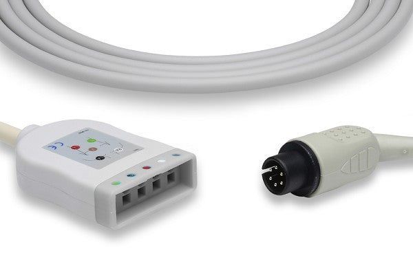 DIN st<x>yle Compatible ECG Trunk Cable