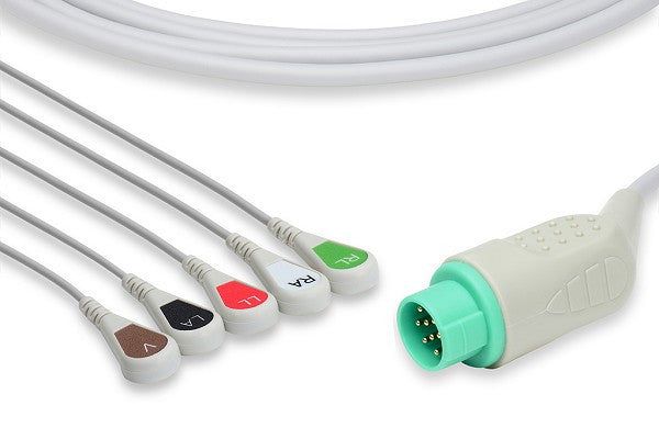 Biolight Compatible Direct-Connect ECG Cable