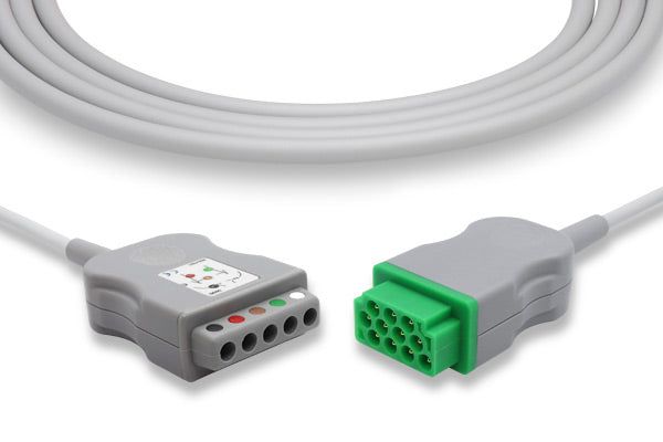 GE Healthcare > Marquette Compatible ECG Trunk Cable  Din st<x>yle