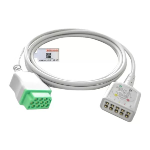 GE Healthcare > Marquette Compatible ECG Trunk Cable  Din st<x>yle