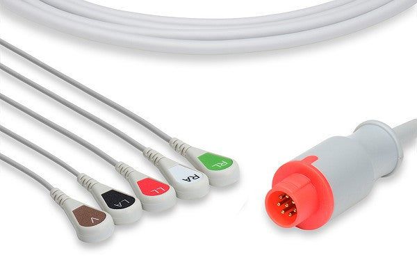 Bionet Compatible Direct-Connect ECG Cable