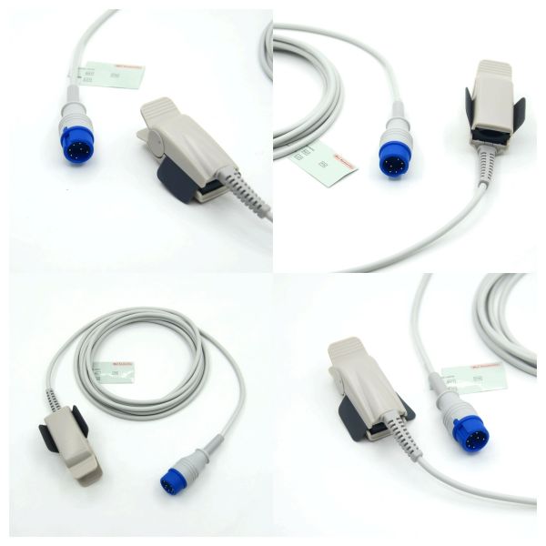 High Quality  Adult Clip Manufacturer Medical Accessories Reusable Compatible With Zoll Monitor SpO2 Sensor