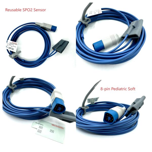 Compatible HP Reusable Pediatric Soft Manufacturer Medical Accessories Monitor SpO2 Sensor