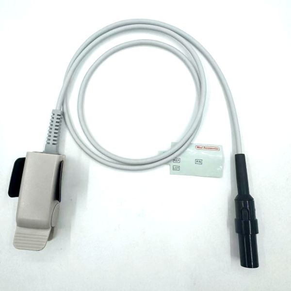 High Quality Manufacturer Medical Monitor Accessories Reusable Adult Clip SpO2 Sensor Compatible GE